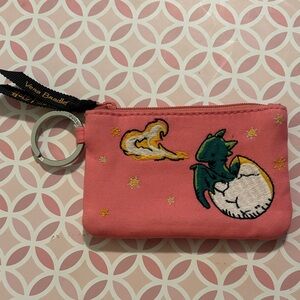 RARE Vera Bradley Harry Potter Norbert Zip ID Case